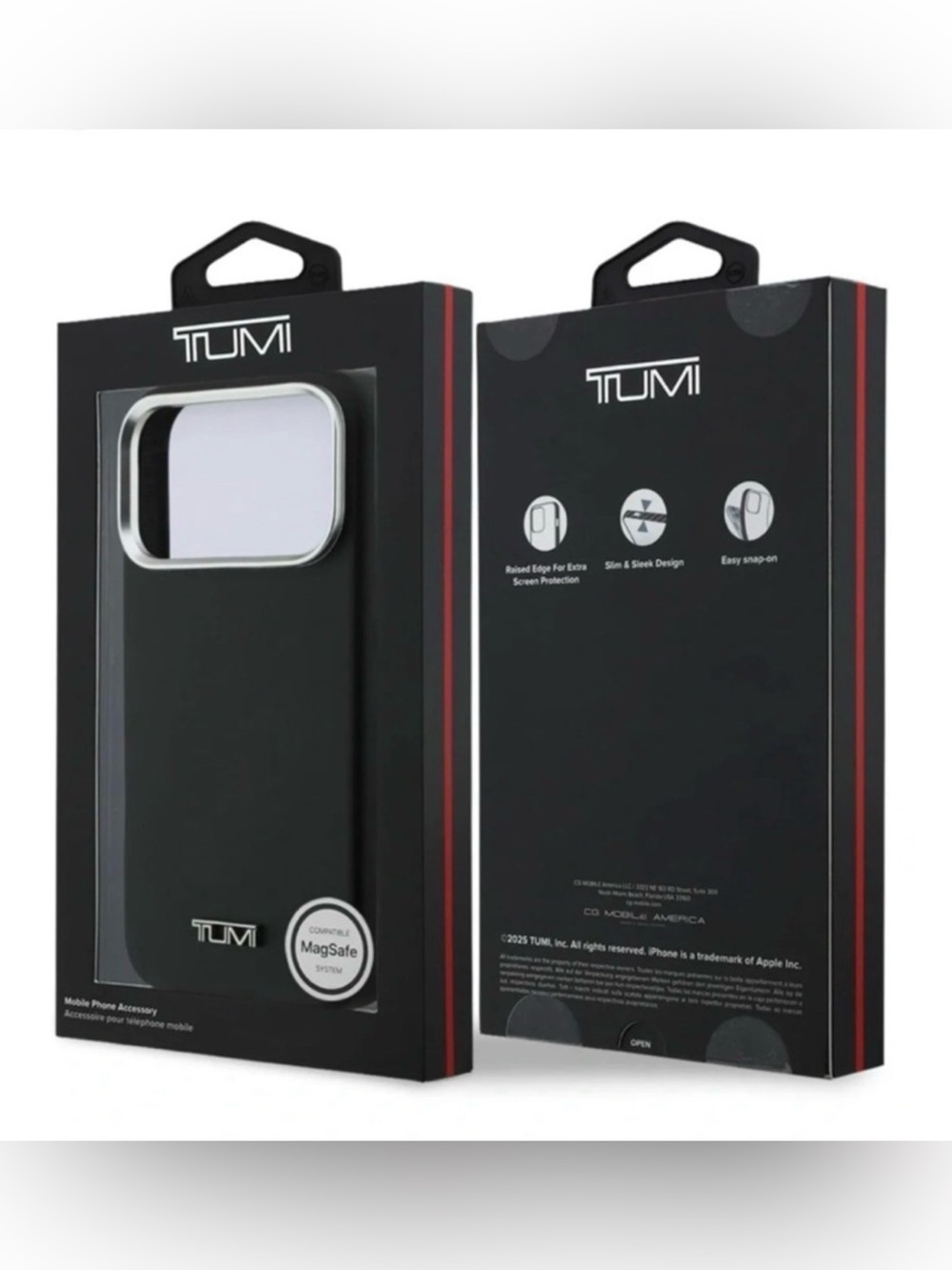 Tumi iPhone 17 Pro Max Case Black MagSafe Slim Sleek Design TUOHMP17XHSLISK NEW